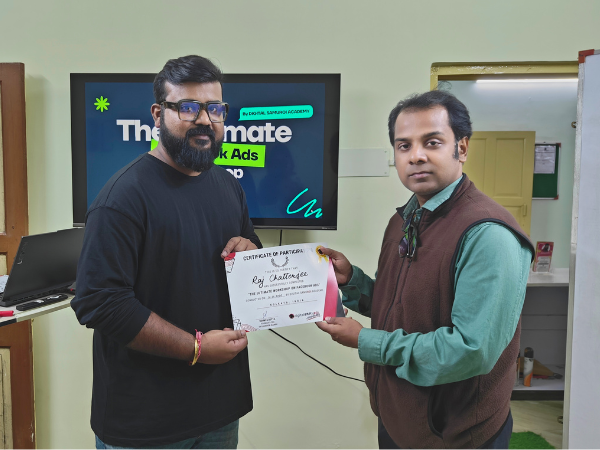 Student Certification Facebook workshop - Raj