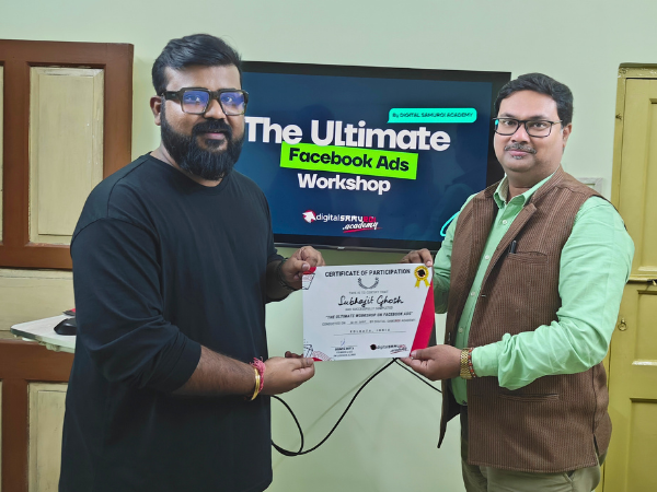 Student Certification Facebook workshop - Subhajit