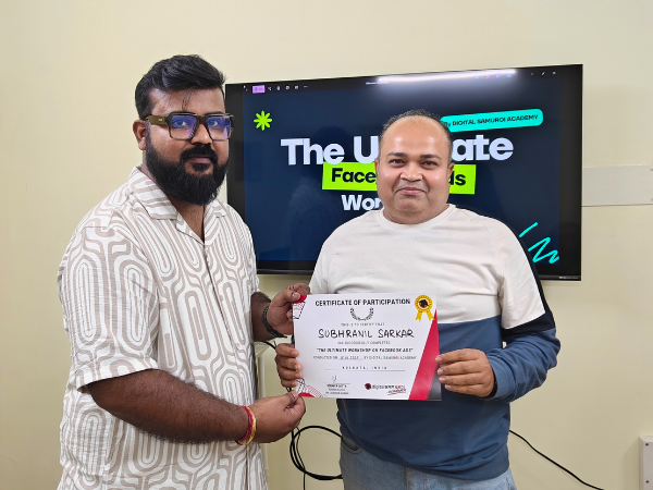 Student Certification Facebook workshop - Subhranil