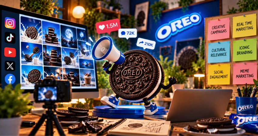 Oreo real-time marketing strategy and cultural moment